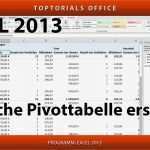 Excel Tabelle Vorlage Erstellen Erstaunlich Pivot Tabelle Erstellen total Leicht Excel