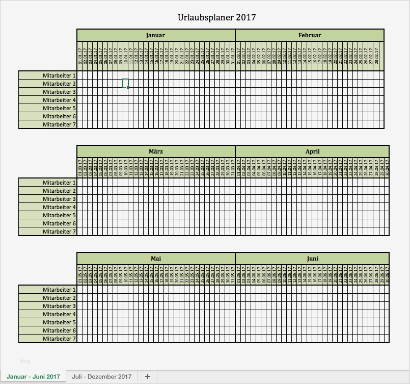 Excel Urlaubsplaner Vorlage Süß Urlaubsplaner Für 2017