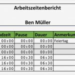 Excel Vorlage Arbeitszeit Schön Zeiterfassung Mit Excel – 8 Kostenlose Stundenzettel