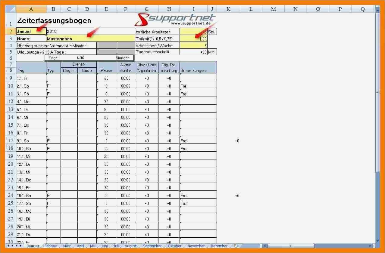 Excel Vorlage Industrieminuten Cool 12 Stundenzettel