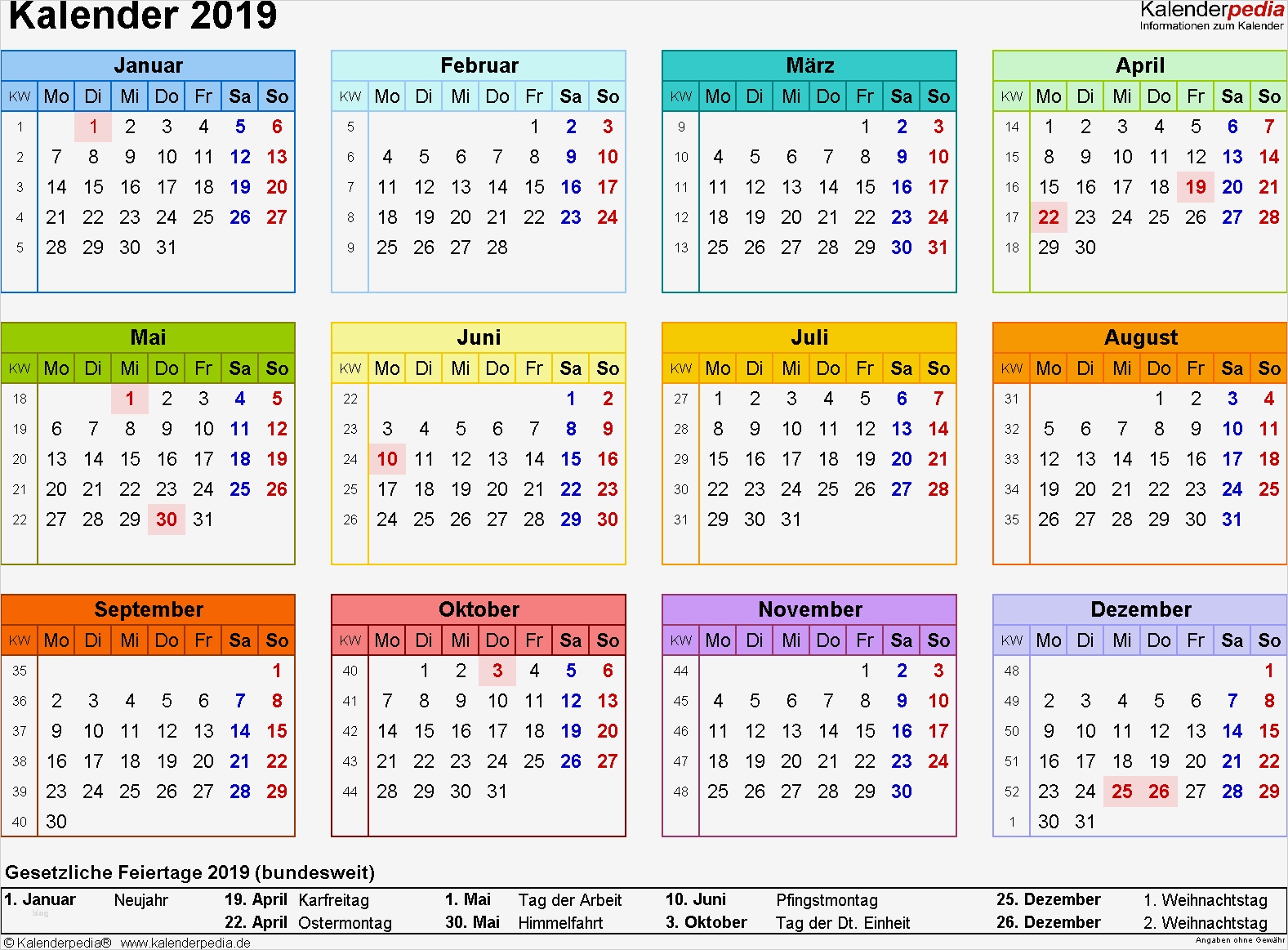 Excel Vorlage Kalender Einzigartig Kalender 2019 Zum Ausdrucken In Excel 16 Vorlagen