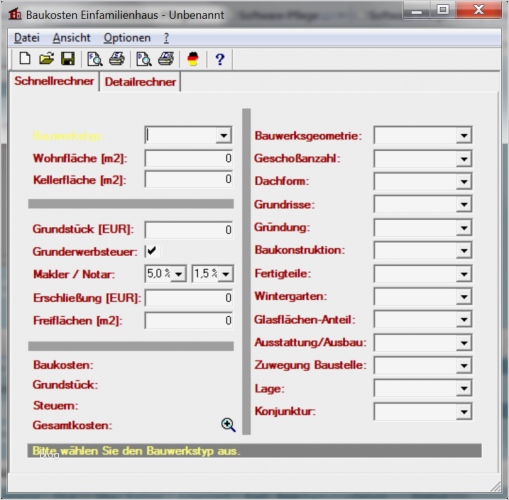 Excel Vorlage Kostenaufstellung Hausbau Bewundernswert Baukosten Einfamilienhaus 2015 01 Download