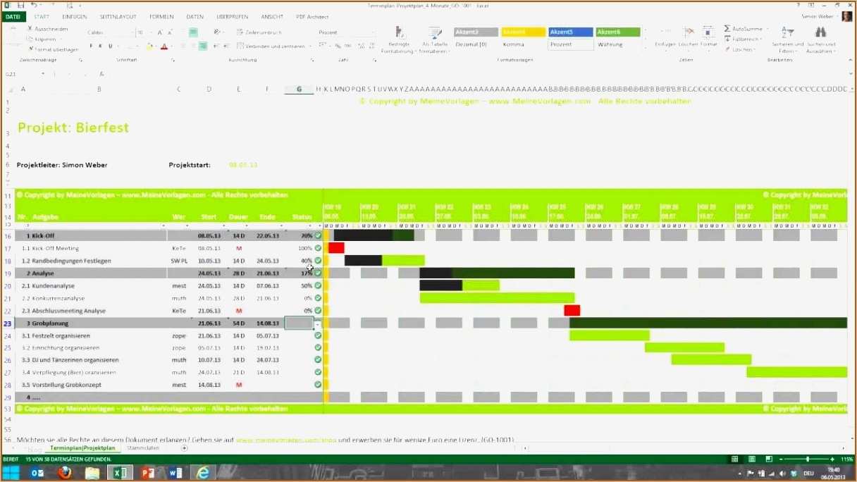 Excel Vorlage Projektplan Angenehm Erfreut Vorlage Projektplan Zeitgenössisch Entry Level