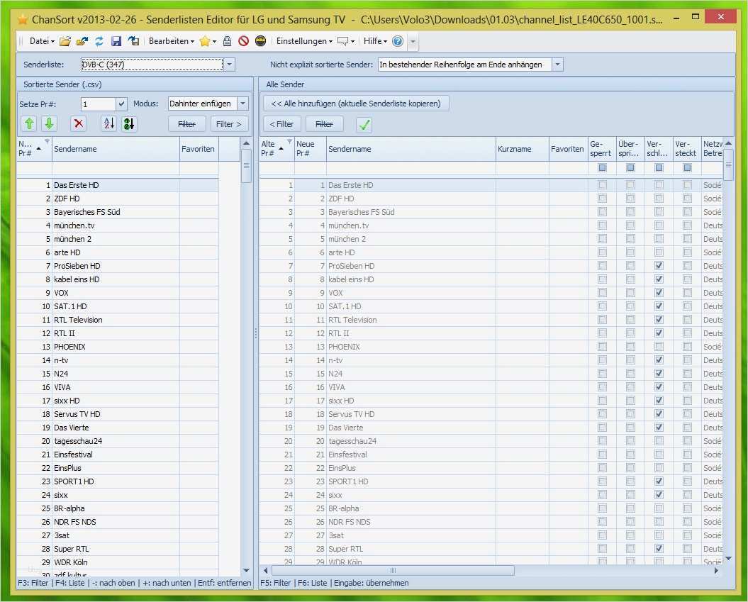 Excel Vorlage Senderliste Genial Chansort Download Chip
