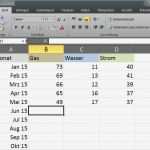 Excel Vorlage Strom Gas Wasser Elegant Excel Zählerstand Eintragen Und Analysieren Chip