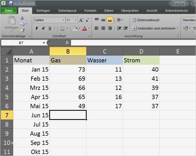 Excel Vorlage Strom Gas Wasser Elegant Excel Zählerstand Eintragen Und Analysieren Chip
