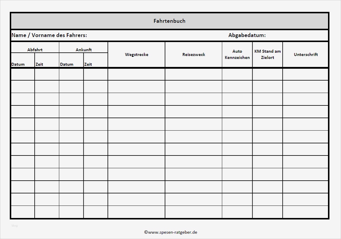 Excel Vorlagen Fahrtenbuch Kostenlos Genial Mit Dem Fahrtenbuch Für Firmenwagen Bares Geld Sparen