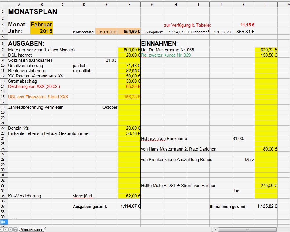 Excel Vorlagen Kilometerabrechnung Genial Monatsplaner Excel Vorlage sofort Download