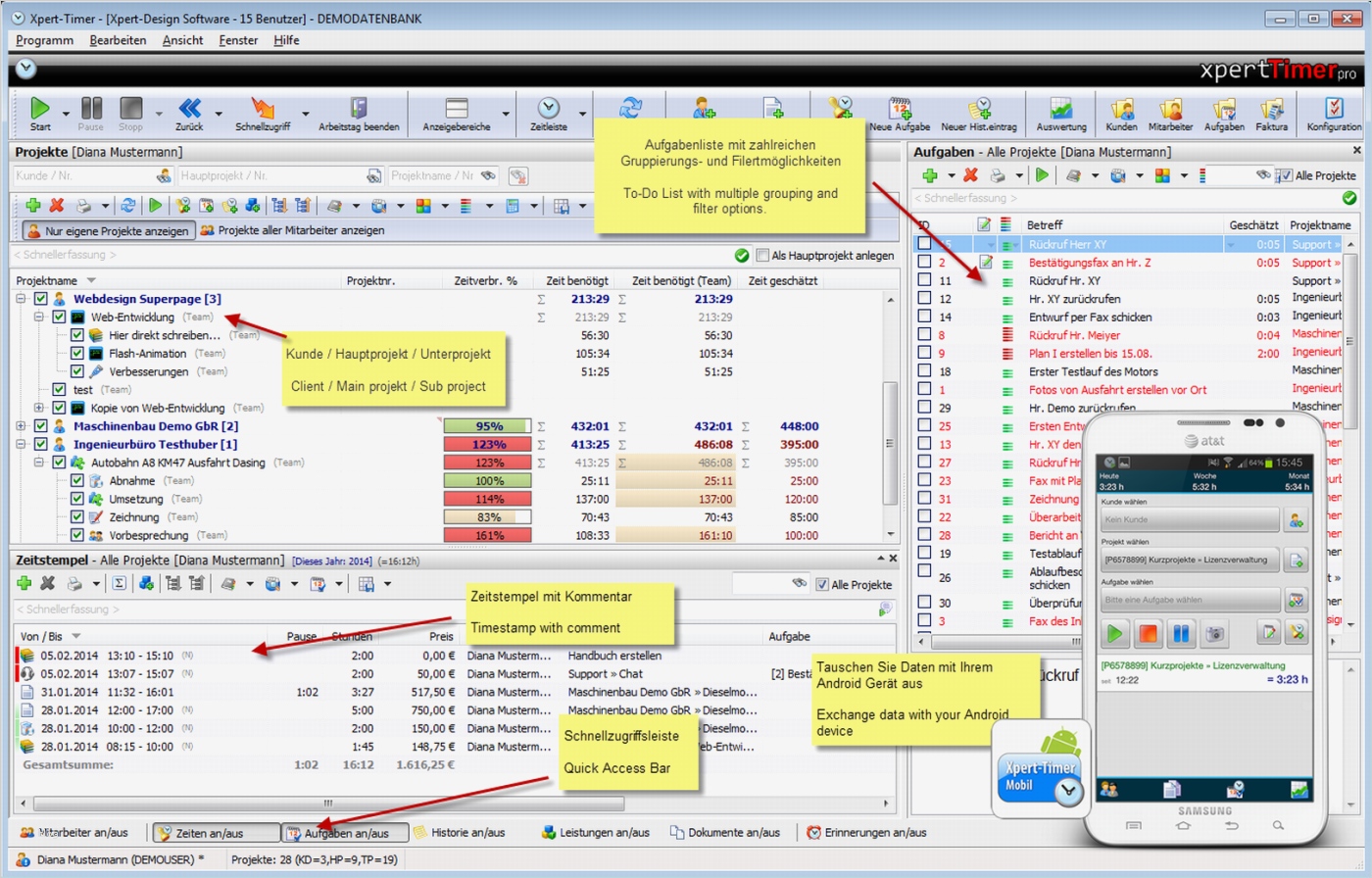 Excel Zeiterfassung Vorlage Erstaunlich Auftragsbezogene Zeiterfassung – Xpert Timer