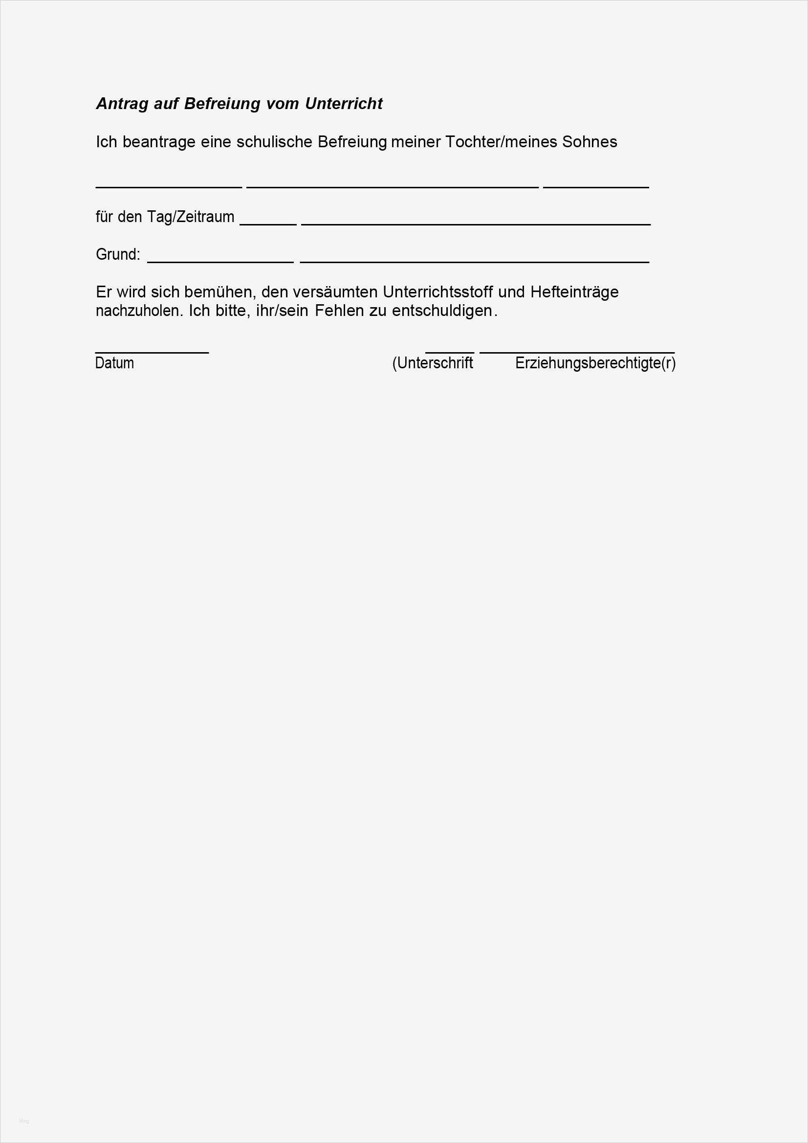 Exmatrikulationsantrag Vorlage Wunderbar Erfreut Antrag Auf Beurlaubung formular Zeitgenössisch