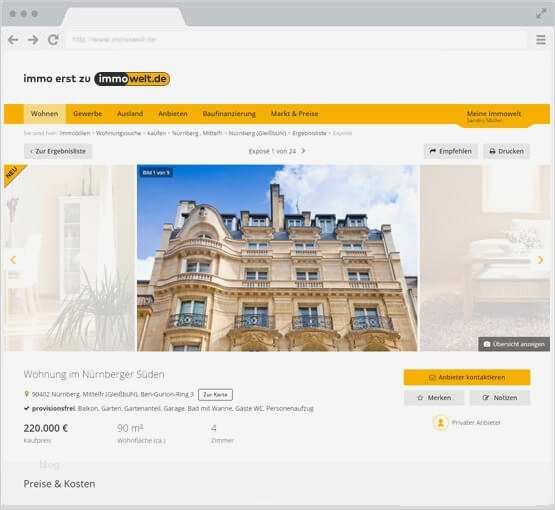 Expose Immobilien Vorlage Süß Wohnung Verkaufen – Wohnungsverkauf Mit Immowelt