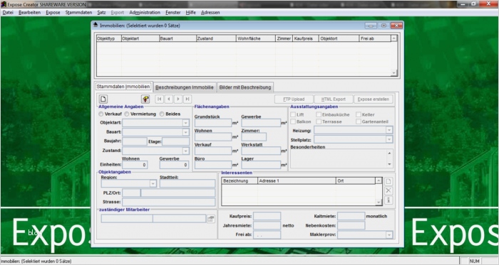 Expose Immobilien Vorlage Word Elegant Expose Creator Immobilien Verwaltung Download