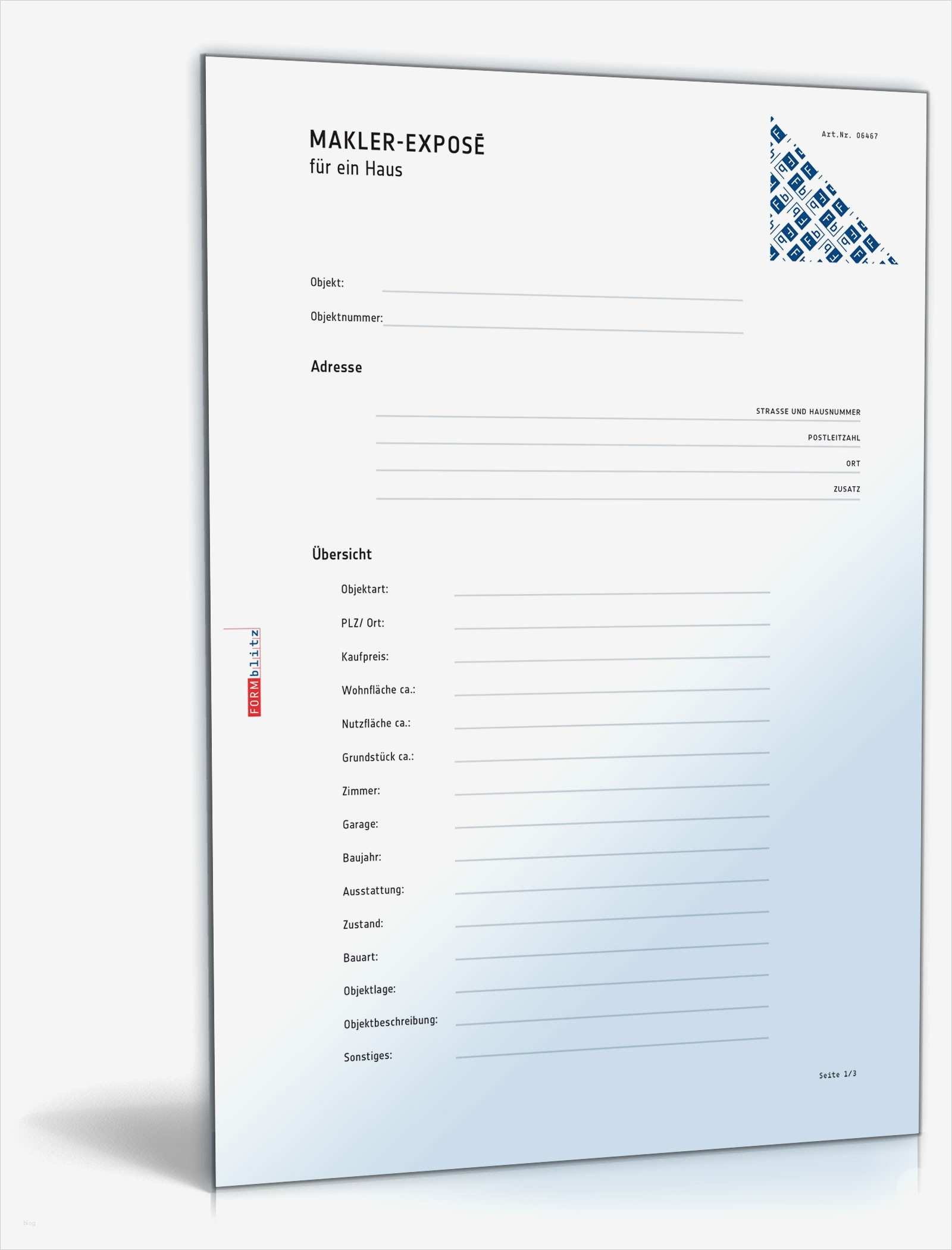 Expose Vorlage Großartig Makler Exposé Haus Muster Vorlage Download