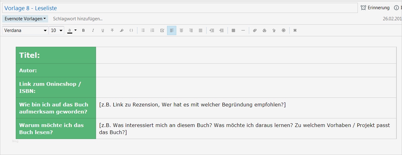 56 Erstaunlich Exzerpt Vorlage Foto 2 Vorlagen in Evernote nützlich einfach Zeit sparend