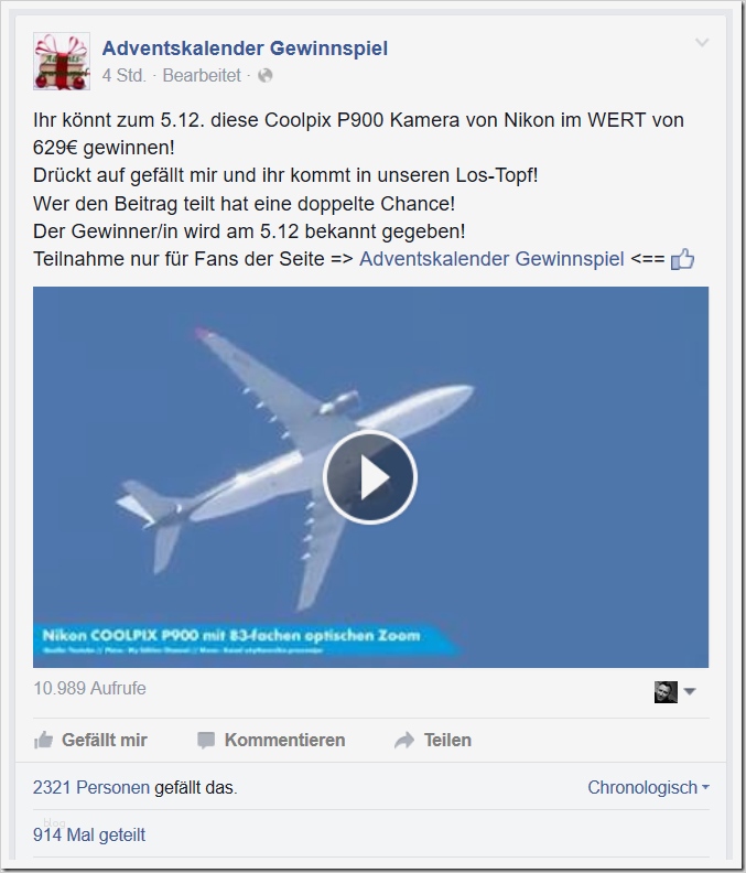 Facebook Gewinnspiel Vorlage Großartig Die Seite “adventskalender Gewinnspiel” • Mimikama