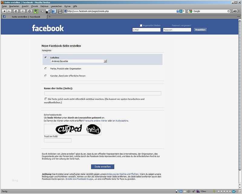 Facebook Impressum Vorlage Neu Eigenständige Seite Erstellen
