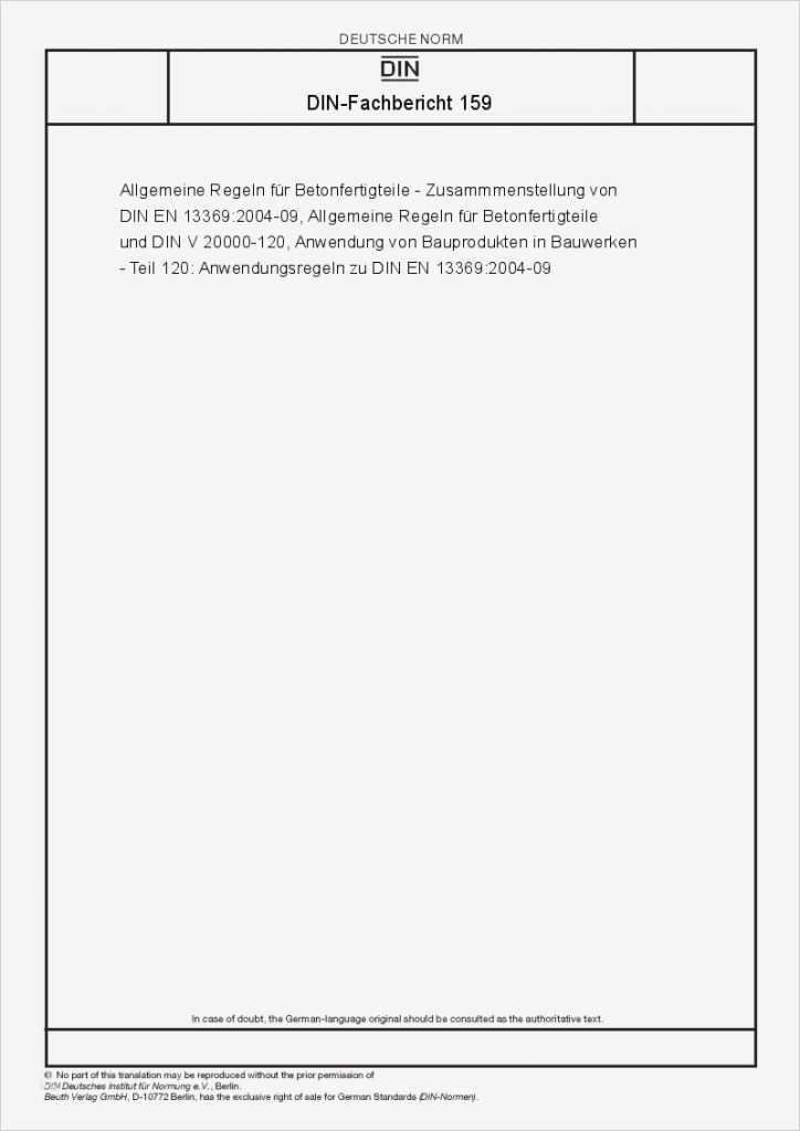 50 Elegant Fachbericht Vorlage Bilder 1 Fachbericht Vorlage Best Of Din Fachbericht 159 European Standards