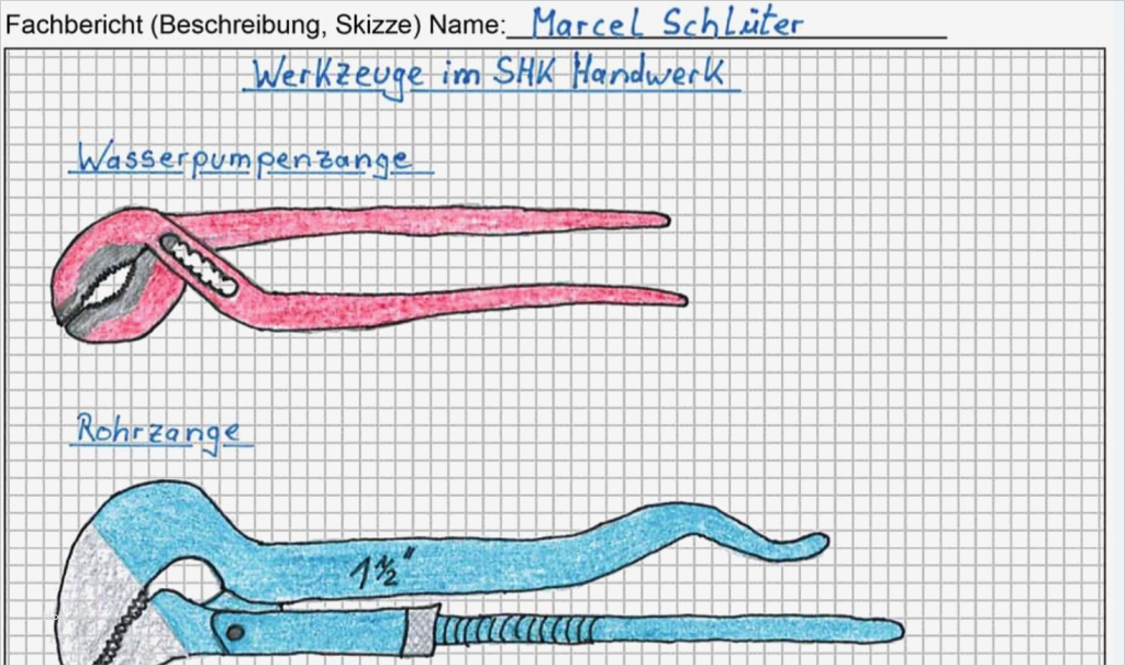 Fachbericht Vorlage Großartig Shk Fachberichte Fürs Berichtsheft