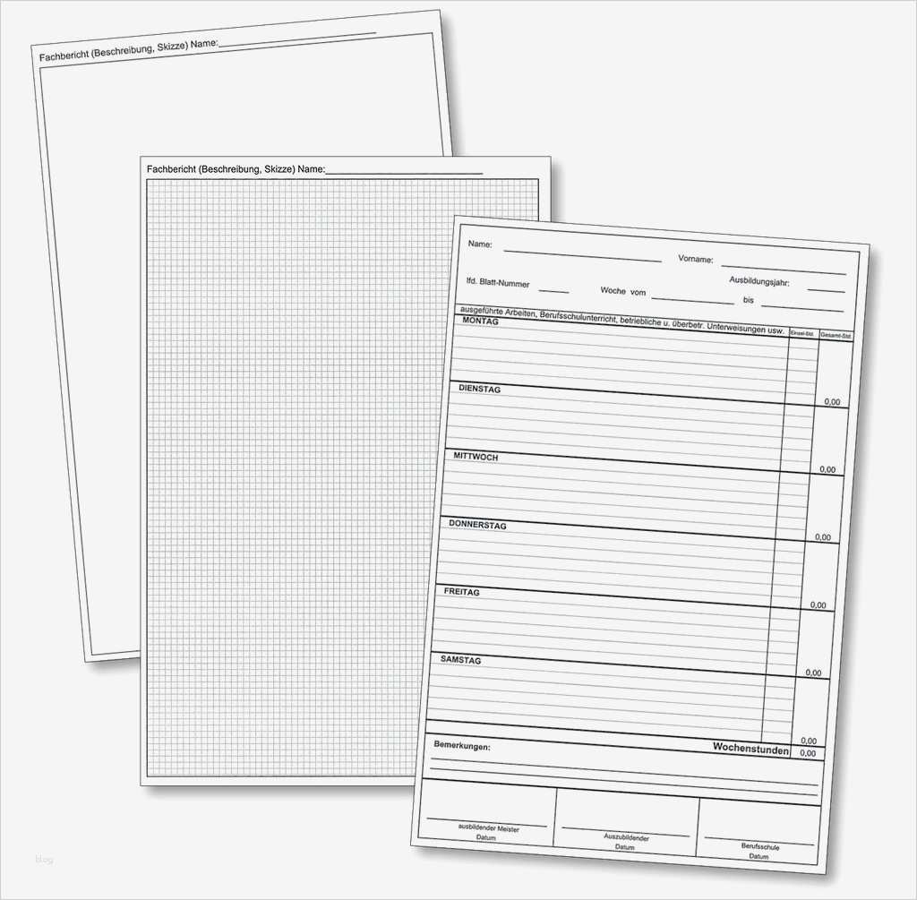Fachberichte Metallbauer Vorlagen Erstaunlich Berichtsheft Anlagenmechaniker Download