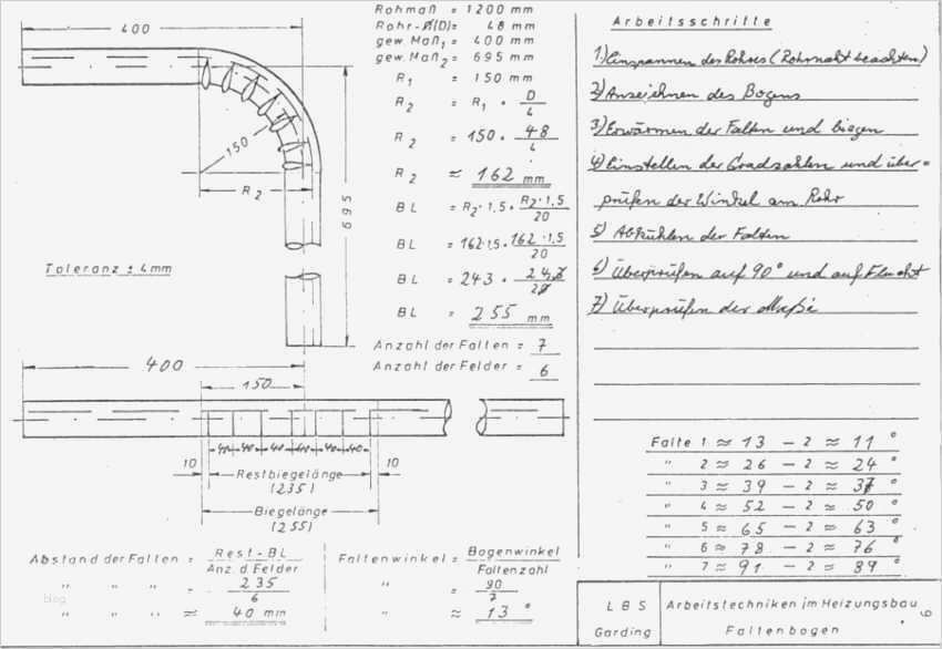Fachberichte Metallbauer Vorlagen Wunderbar Arbeitstechniken Im Heizungsbau