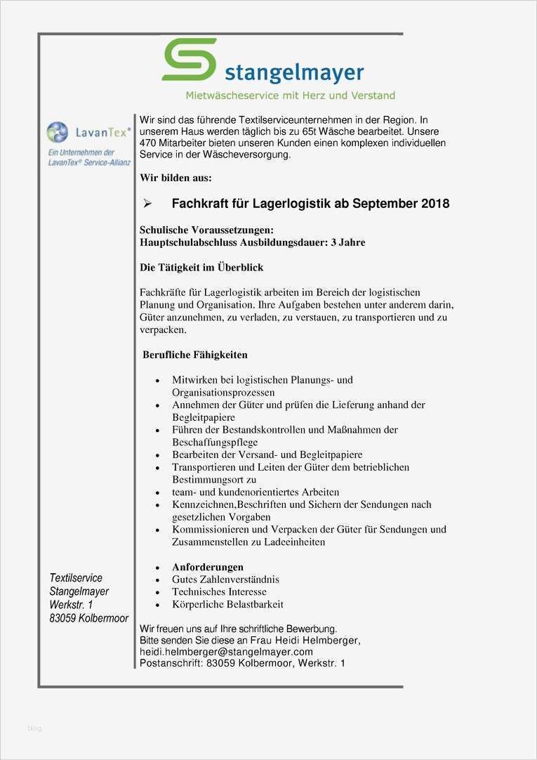Fachkraft Für Lagerlogistik Monatsberichte Vorlage Gut Job Auszubildende M W Zur Fachkraft Für Lagerlogistik Ab