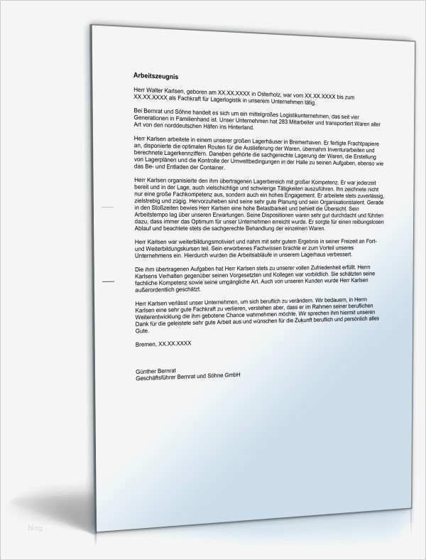 Fachkraft Für Lagerlogistik Monatsberichte Vorlage Schönste Arbeitszeugnis "gut" Fachkraft Für Lagerlogistik