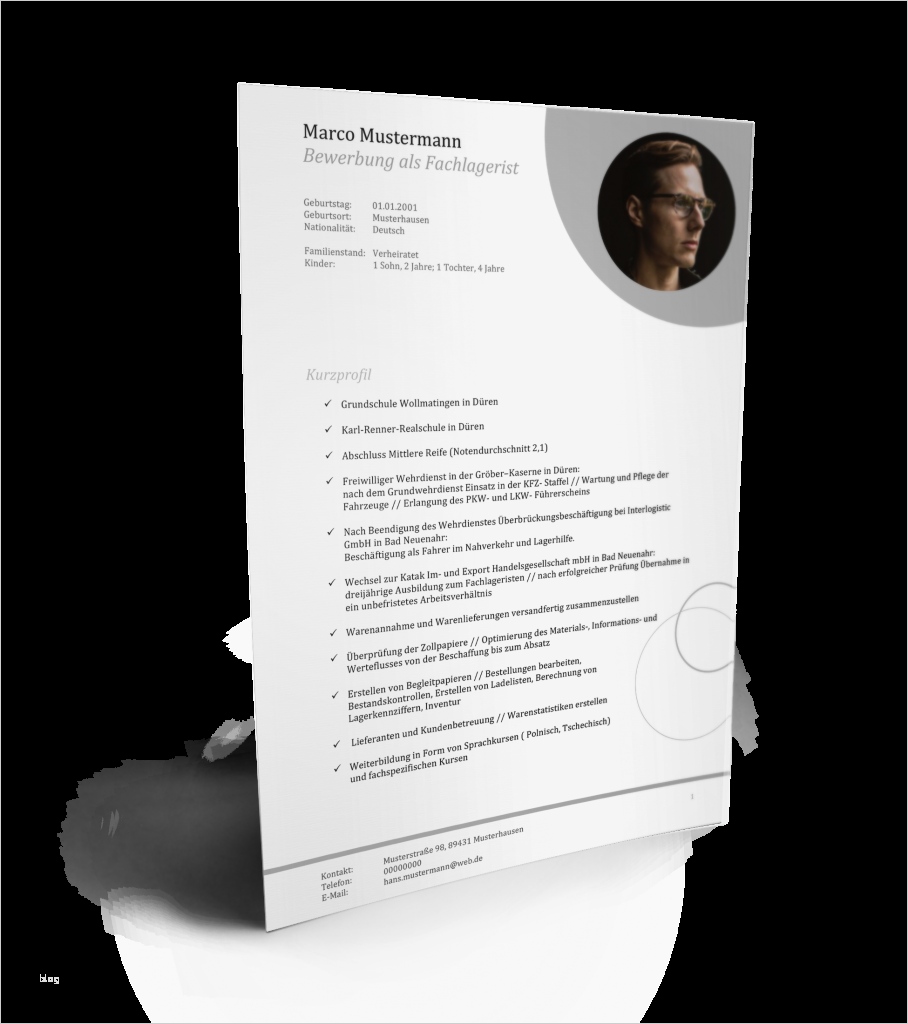 Fachlagerist Bewerbung Vorlage Beste Lebenslauf Vorlage Fachlagerist