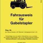 Fahrausweis Flurförderzeuge Vorlage Erstaunlich Gabelstapler Ausbildung