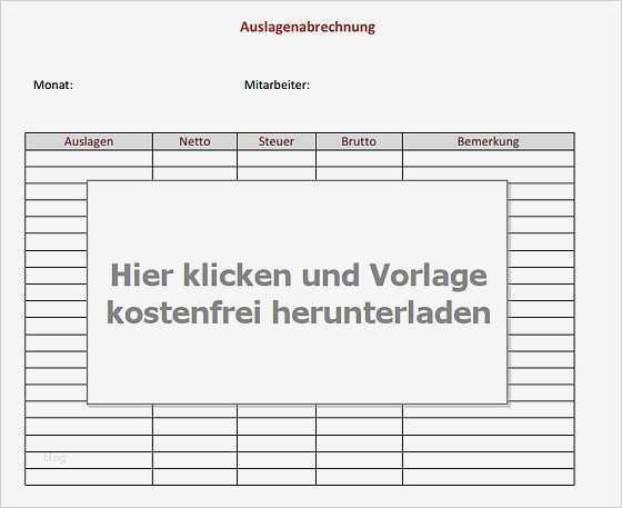 Fahrtkostenerstattung Vorlage Angenehm Kostenfreie Vorlage Zur Abrechnung Von Reisekosten
