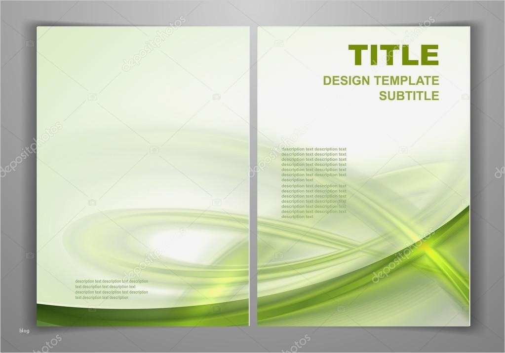 Faltblatt Vorlage Süß Frente De Negócios Verdes E Modelo De Panfleto De Volta