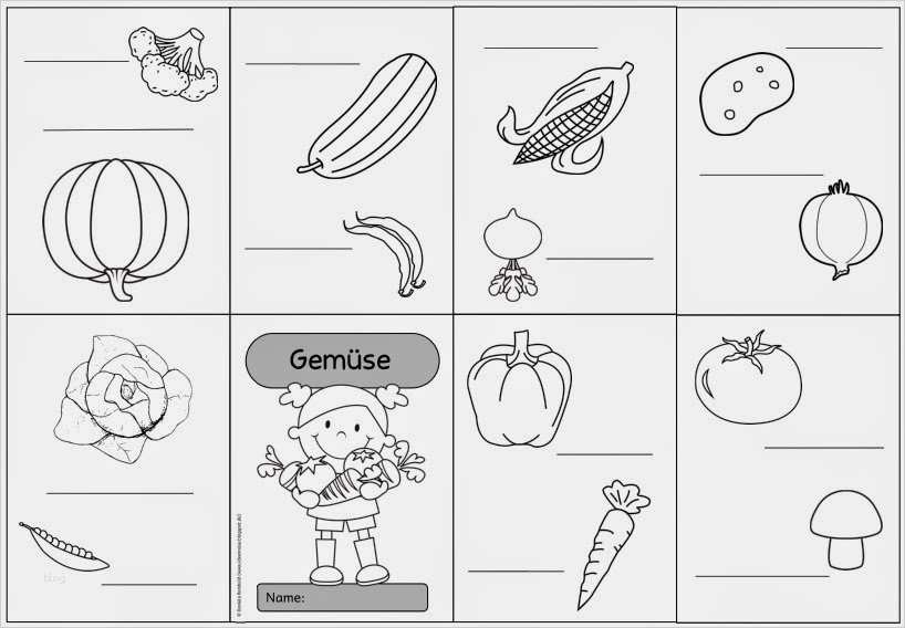 Faltbuch Vorlage Luxus Falthefte "obst" Und "gemüse" Für Daz