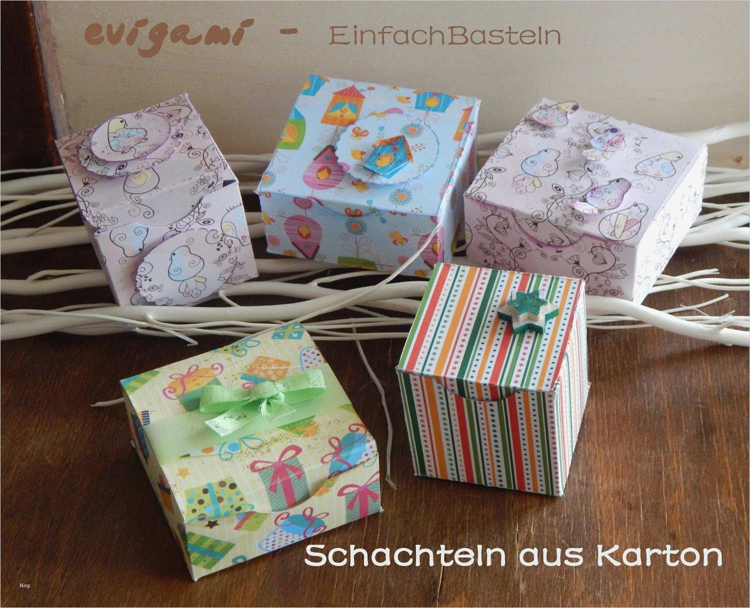 Faltschachteln Basteln Vorlagen Süß Schachteln Aus Karton Einfach Selber Machen Mit Schablone