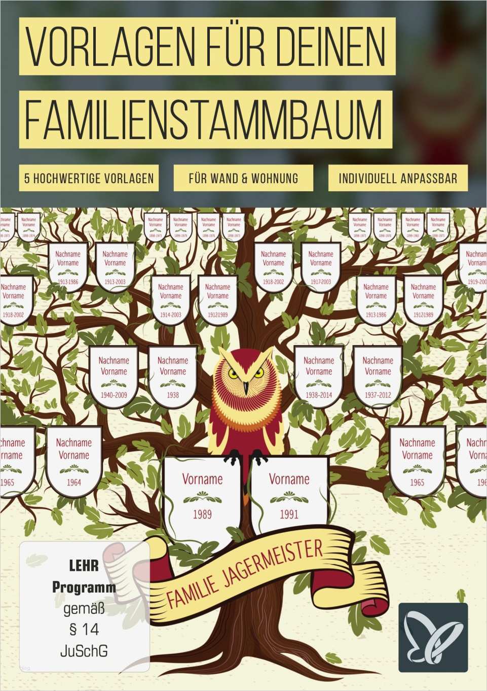 Familienstammbaum Erstellen Vorlage Erstaunlich Illustrative & Großflächige Vorlagen Für Deinen