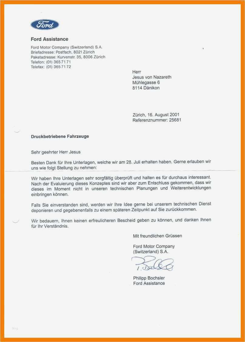 Fanbrief Vorlage Cool 9 Briefvorlage Schweiz