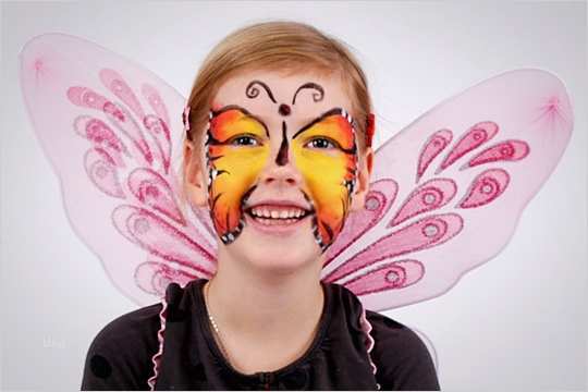 Fasching Schminken Vorlagen Erwachsene Luxus Schmetterling Schminken Leicht Gemacht Familie