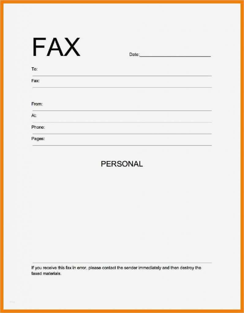 Fax Vorlagen Word 2003 Einzigartig 9 Free Printable Fax Cover Sheet Template