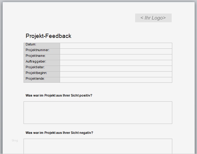 Feedback Präsentation Vorlage Erstaunlich Projektmanagement24 Blog Februar 2013
