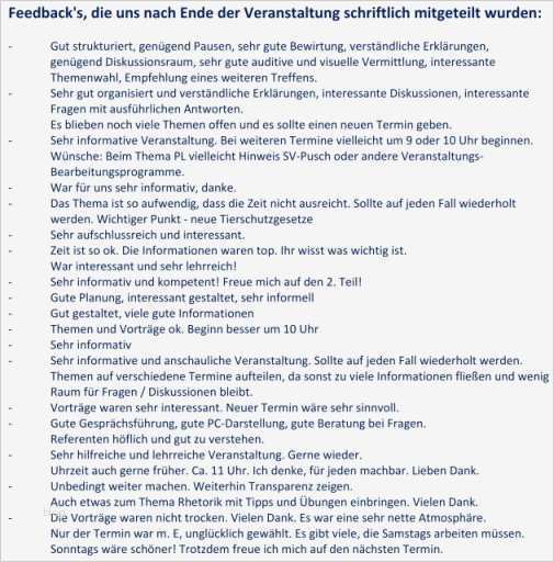 Feedbackbogen Seminar Vorlage Angenehm Der Lg Vorstand Informiert