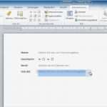 Feedbackbogen Vorlage Word Erstaunlich Word 2010 formulare Erstellen