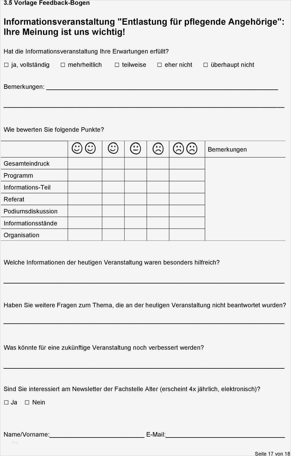 Feedbackbogen Vorlage Word Schön Wunderbar Spezielle event Planungsvorlage Bilder Entry