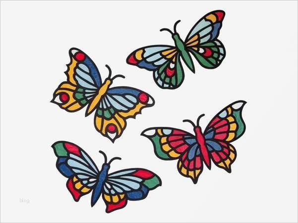 Fensterbilder sommer Vorlagen Kostenlos Genial Fensterbilder "schmetterlinge" – Bastelvorlagen Mit Anleitung