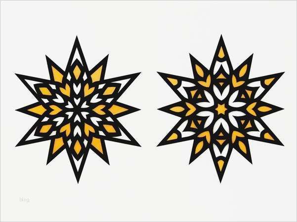 Fensterbilder Weihnachten Vorlagen tonkarton Kostenlos Schönste Fensterbilder "sterne" – Bastelvorlagen Mit Anleitung