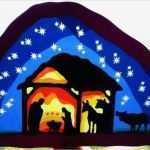 Fensterbilder Weihnachten Vorlagen Transparentpapier Bewundernswert Waldorf Großes Fensterbild Krippe Von Mäuslein Auf Dawanda
