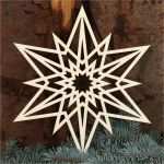 Fensterbilder Weihnachten Vorlagen Transparentpapier Inspiration Stern Fensterbilder Deko Aus Holz Und Acrylglas Für