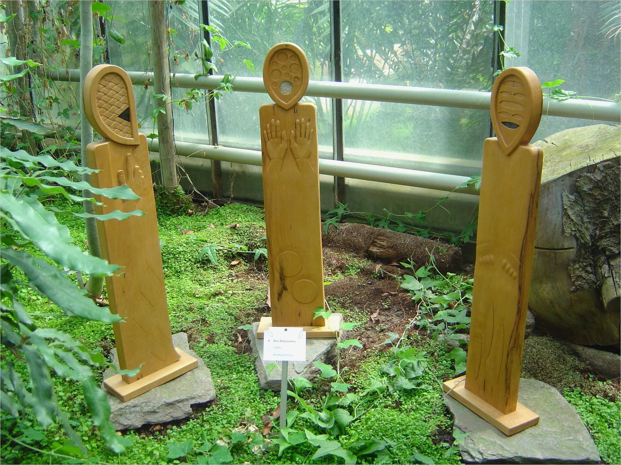 Figuren Aus Holz Sägen Vorlagen Inspiration Figuren Von Hans G Kleinig Im Botanischen Garten — Presse