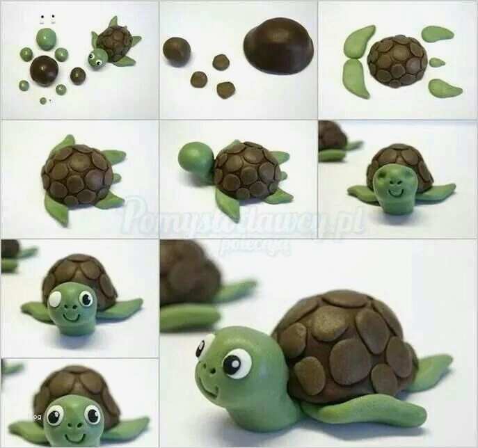 Fimo Vorlagen Elegant Tuto tortue Pate A Sucre Fimo Pinterest