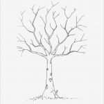 Fingerabdruck Baum Vorlage Erstaunlich Leinwand Hochzeit Tree Guest Book Hand Gezeichnet