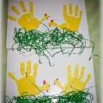 Fingerabdruck Bilder Vorlagen Einzigartig Handabdruck Huhn Basteln Mit Kids