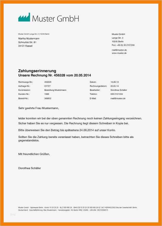 Firmenpapier Vorlage Erstaunlich 8 Erinnerung Schreiben
