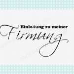 Firmung Einladung Vorlage Kostenlos Bewundernswert Unique Einladung Zur Firmung